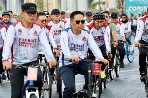 Rakernas APEKSI 2023 Danny Pomanto Gowes Bareng Wali Kota Se Indonesia