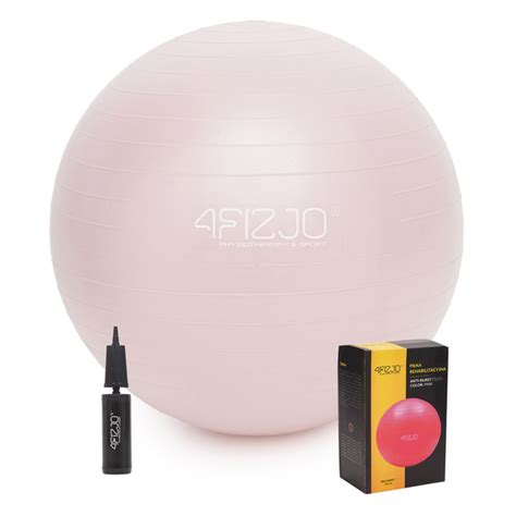 Мяч для фитнеса (фитбол) 4FIZJO 65 см Anti-Burst 4FJ0401 Pink – фото ...