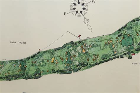 Lot Detail 1968 The Old Course St Andrews Jp Izatt Golf Architect