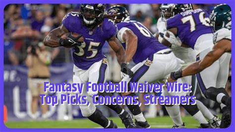 Fantasy Football Waiver Wire Week 2 Streamers Gus Edwards Puka Nacua