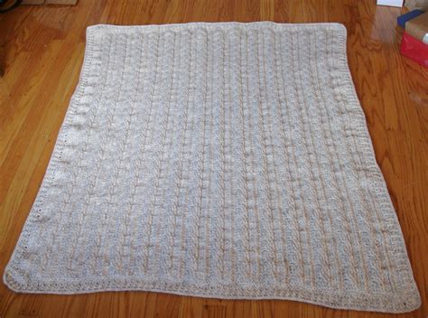 Field Wonderful Whole Wheat Cable Blanket