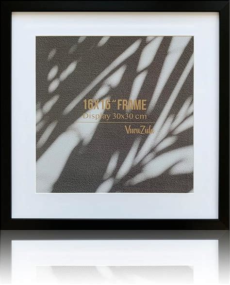 Vuvuzula Square Picture Frames X Inch Black Photo Frame With Mount