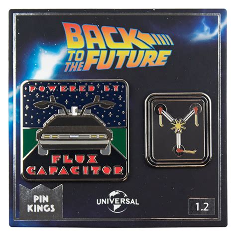 Значок Pin Kings Назад в будущее Back To The Future 1 2 набор из 2