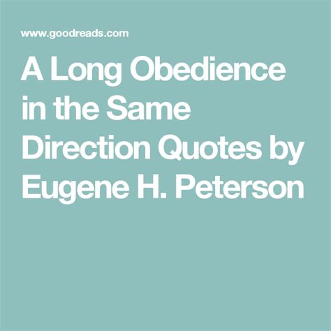 Eugene Peterson Quotes - ShortQuotes.cc