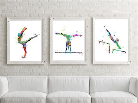 Gymnastics Tgymnast Posterteen T Gymnastics Wall Art