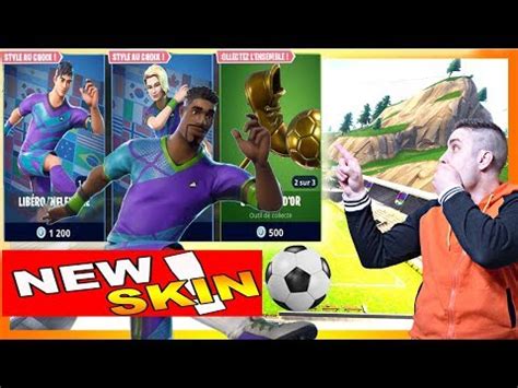 Nouveaux Skins Football Coupe Du Monde Fortnite Battle Royale Youtube