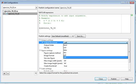 Matlab Crear PDF a través de Matlab