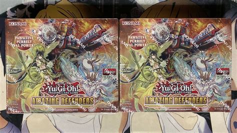 Opening Two Amazing Defenders Yugioh Booster Boxes TCG YouTube