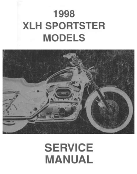 Harley Davidson Xlh Sportster Models Service Manual Tradebit