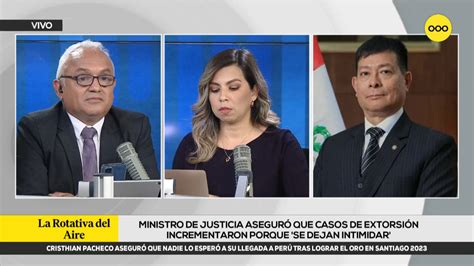 “la Ciudadanía No Se Debe Dejar Intimidar” Ministro De Justicia Pidió Denunciar Casos De