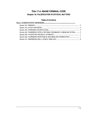 Fillable Online Legislature Maine Title 17 A MAINE CRIMINAL CODE Fax