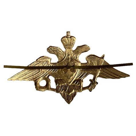 Russian Ussr Army Military Uniform Imperial Eagle Hat Cap Beret Metal