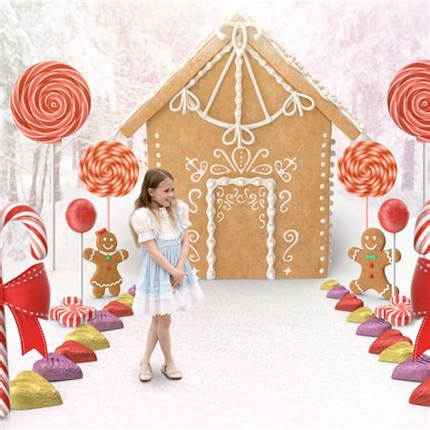 Gingerbread Backdrop Etsy