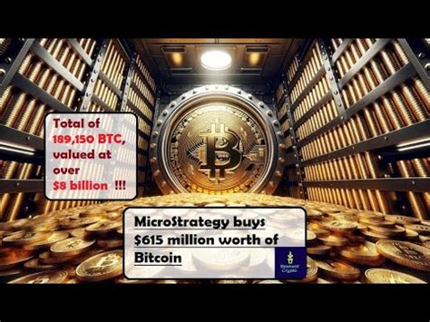 Microstrategy Buys Million Worth Of Bitcoin Bitcoin And