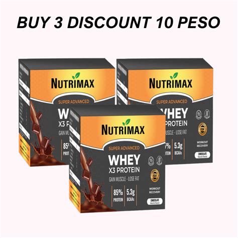 Nutrimax Super Advanced Whey X3 Protein 100 Whey Protein Powder Muscle