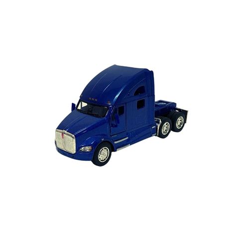 Miniatura Colecion Vel Caminh O Kenworth T Azul Kinsmart