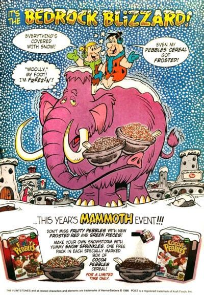 How The Flintstones Helped Debut Fruity Pebbles And Cocoa Pebbles Cereals