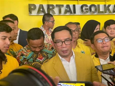 Sukses Jabar Quick Response Ridwan Kamil Usul Golkar Quick Response