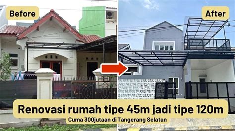 PROSES RENOVASI RUMAH 1 LANTAI MENJADI 2 LANTAI BUDGET 300JUTAAN