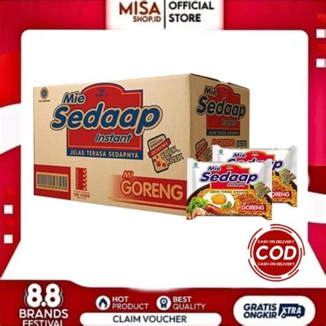 Jual Mi Mie Sedaap Isi Pcs Rasa Goreng Plus Kuah Soto Mi Sedap