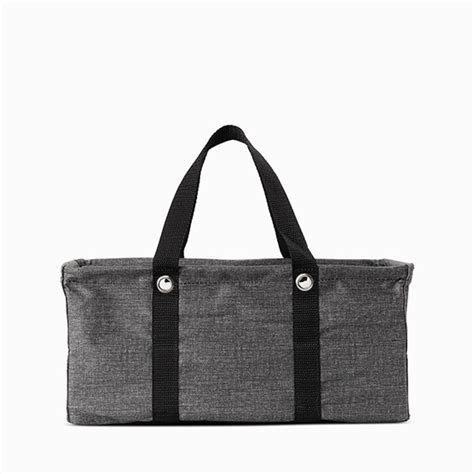 Charcoal Crosshatch Tiny Utility Tote Thirty One Gifts Affordable