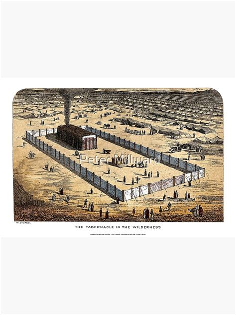 The Tabernacle In The Wilderness Premium Matte Vertical Poster Designed