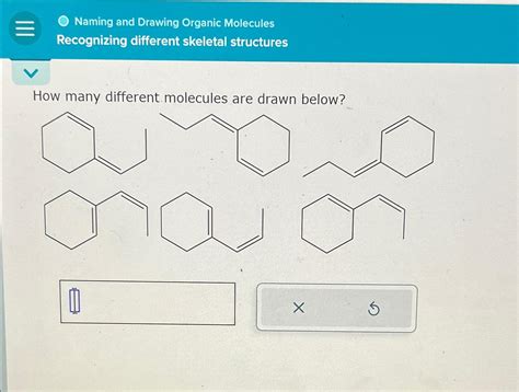 Solved Naming And Drawing Organic Molecules Recognizing Chegg