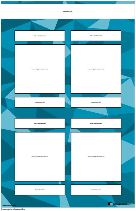 Cartaz de Gráfico de Comportamento Storyboard por pt examples