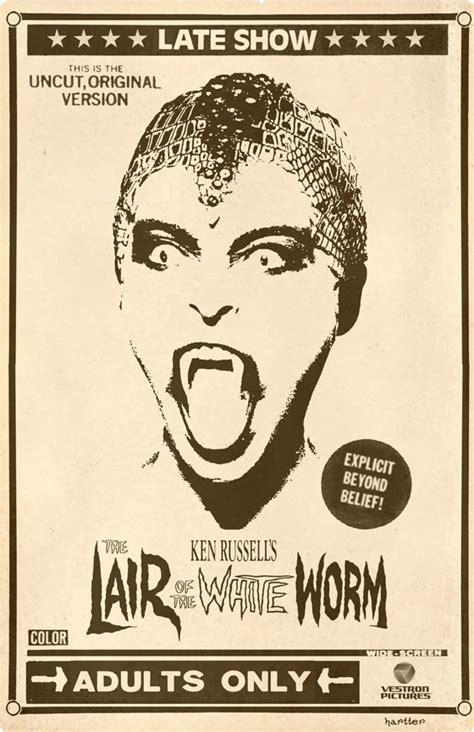 The Lair Of The White Worm All Poster Poster Art Posters White Worms Ken Russell Creepy