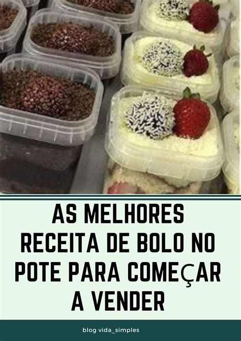 Receitas De Bolos Simples Para Vender Receitas Saborosas