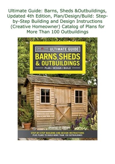 For Ipad Ultimate Guide Barns Sheds Outbuildings Updated Th