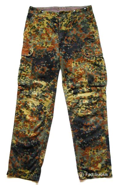 Combat Trousers German Army Flecktarn Camo Trousers