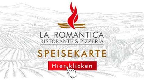 Speisekarte La Romantica