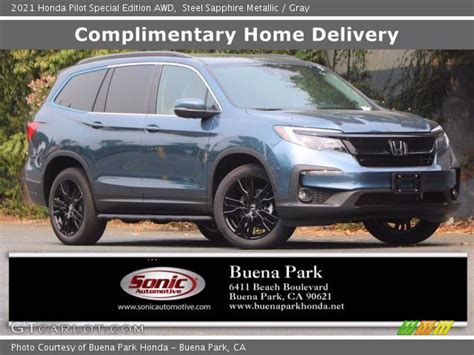 Steel Sapphire Metallic Honda Pilot Special Edition Awd Gray