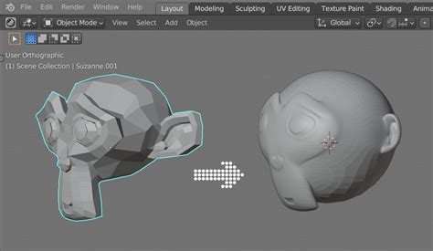 Simple Cast To Sphere Modifier In Blender Using Geometry Nodes