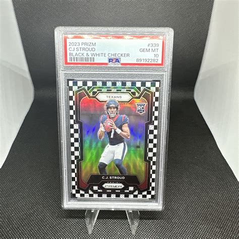 Cj Stroud Prizm Black White Checker Ssp Price Guide