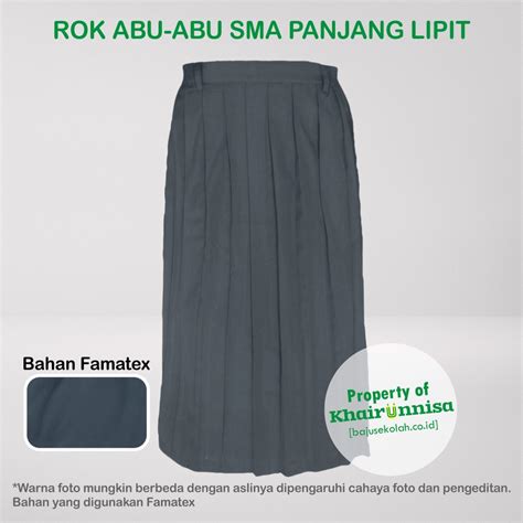 Jual Seragam Sekolah Rok Abu Abu Sma Shopee Indonesia