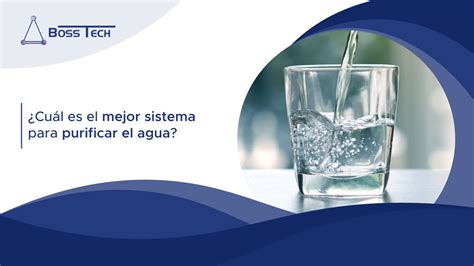 Cuál es el Mejor Sistema Para Purificar el Agua BossTech