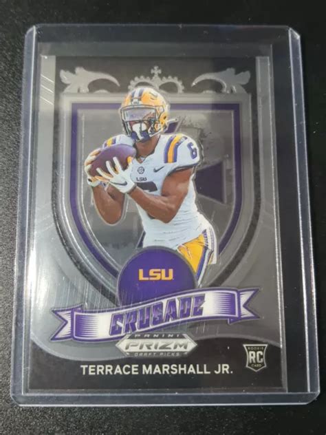 Terrasse Marshall Jr Prizm Draft Picks Panthers Lsu