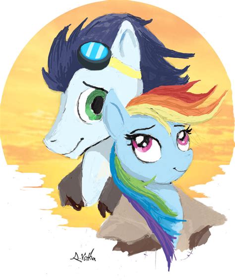 Rainbow Dash and Soarin by TheLivingShadow on DeviantArt