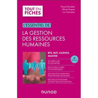 L essentiel de la Gestion des ressources humaines 4ème édition broché