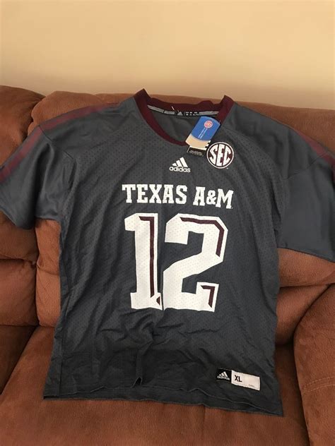 Adidas Texas Aandm Aggies Ncaa Football Jersey Nwt Size Xlarge Men Ebay