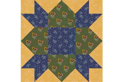 Weathervane Quilt Block Pattern A Star Quilt Design