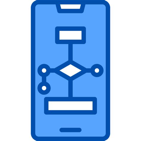 Flowchart Xnimrodx Blue Icon