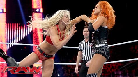 Becky Lynch Vs Charlotte Raw November Youtube