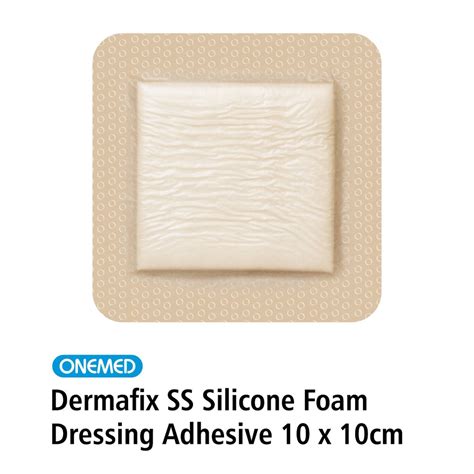 Jual Dermafix Silicone Foam Dressing Adhesive 10x10cm Supersorb 1pcs