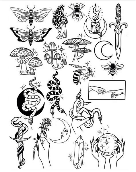 Printable Outline Tattoo Coloring Pages