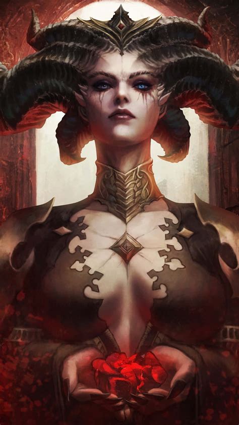 Download Diablo4 Lilith Character Artwork Wallpaper