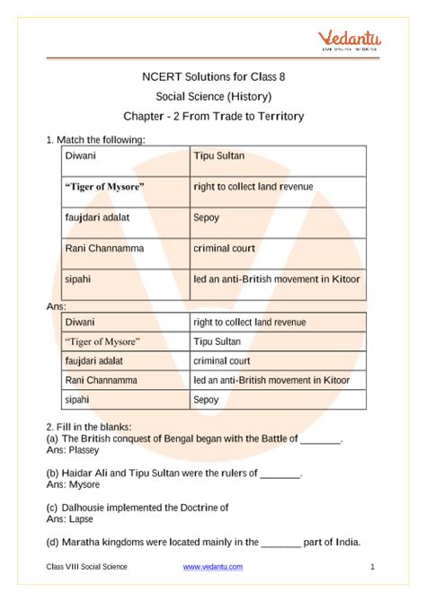 Ncert Solutions For Class Social Science History Our Pasts Chapter