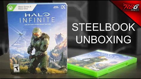 Halo Infinite Steelbook Edition Unboxing Red Bandana Gaming YouTube